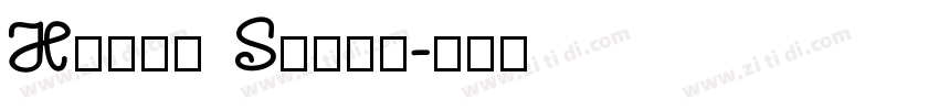 Hello Sweet字体转换